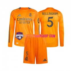 Real Madrid Jude Bellingham 5 2024-2025 Tröja 2:a Matchställ Barn Långärmad