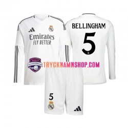 Real Madrid Jude Bellingham 5 2024-2025 Tröja 1:a Matchställ Barn Långärmad